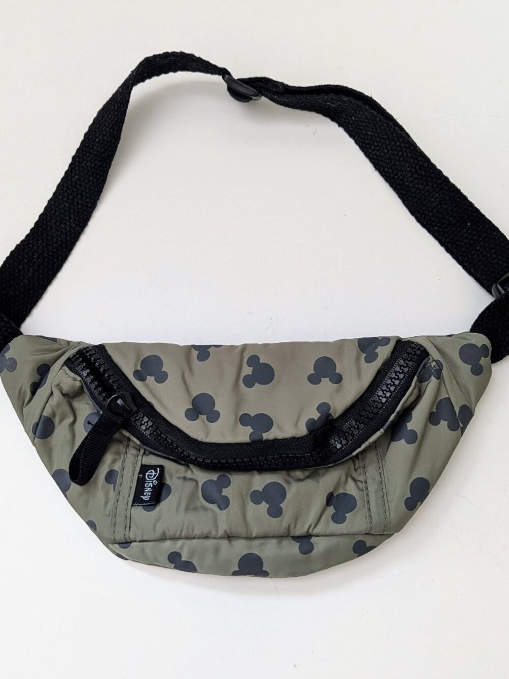 Disney x ZARA Kids Mickey Mouse Olive Green Belt Bag Fanny Pack